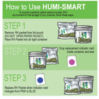 Humi-smart 58  Rh 2-way Humidity Control Packet     60 Gram 4 Pack