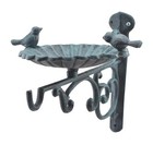 Plant Hanger Bird Bath Feeder Cast Iron Hanging Flower Basket Hook