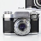 Zeiss Ikon Contaflex Alpha   Ii 35mm Slr Camera Lot Panthar Tessar 45mm Lens