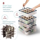 Large Christmas Ornament Storage Box With Adjustable Dividers - Plastic Ornam   