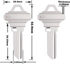 100 Pack-schlage Sc-1 Key Blanks For Home-apartment-landlord-management