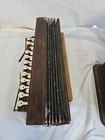 1900 24 Key Flutina Concertina Accordion Button Box Wooden Instrument Plays