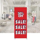 Premium Adjustable X-frame Banner Stand 23 x63  To 32 x78    2 Unit 