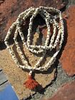 Usa Seller 46  Long Wrathful Carved Yak Bone Buddhist Mala Prayer Beads Nepal