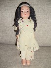 Rare Vintage 1950s  American Indian Doll 8    Original Leather Outfit Rosebud Lips