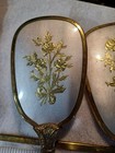 3 Piece Vintage Mirror Brush And Comb Vanity Set