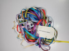 100  Pure Silk Embroidery Ribbon 4mm 25 Solid Colors  1 Yard Each