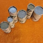 Lot Of 6 Wrapped Australian Coin Rolls   2  1 50c 20c 10c 5c Denominations