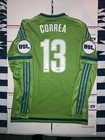 Seattle Sounders 2 Game match Worn used 2015 Usl Soccer Jersey Mls Nasl