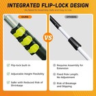 3-12ft Telescopic Extension Pole  Multi-purpose Extension Pole For Window Clean