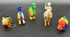 Set Of 5 Vtg  1950s Lional   Lido Vehicle Gumball Prize Keychain Puzzles