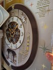 Melodies In Motion Musical Wall Clock spring Dance Adjustable Volume 16 wx17 4 h