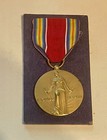 Vtg Wwii World War 2 Victory Medal Freedom From Fear Ribbon   Good Conduct Pin