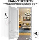 Wall Protector Self Adhesive Door Stop Handle Bumper Rubber Guard Stopper