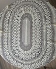 Oval Tablecloth Large Handmade Crochet  Vintage New - Diameter 60  X 44 5 