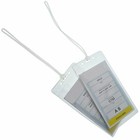 2 Pack- Premium Vinyl Cruise Ship Luggage Tag Holders With 9  Worm Loops