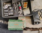Singer Sewing Machine 221 Featherweight Aj140093 1950 Works In Case W extras  