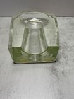 Large Cigar pipe Ashtray Vintage Blenko Art Glass Mcm Approx 8x5x2    Heavy Clear