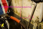 Titanium Tc4 31 8mm X 535mm   600mm Bike Seatpost Seat Saddle Post For Brompton