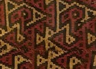 Pre-columbian Textile Fragment --peruvian Andean Central Or South Coast   Framed