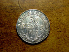 High Grade 1917c Newfoundland  canada  50 Cent  Silver Coin  R2