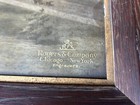 Antique Early 1900s Elgin National Watch Works Framed Lithograph Factory Sign