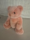 Vintage Dakin Teddy Bear Pink Mauve Jointed Stuffed Animal Plush 1989 14    No Bow