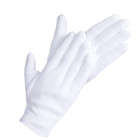 20 Pcs White Cotton Gloves For Eczema  Dry Hands  Moisturizing  Inspection  C   