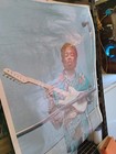 Vintage 1971 Jimi Hendrix Poster Newport Kevin Goff Large 58x42 One Stop Posters