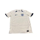Nike England National Team Soccer Jersey White Navy Blue Dr4032-121 Large
