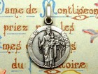 Our Lady Of Oder  Sacred Heart  Antique Religious Pendant  Medal By Penin 