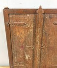 Antique Wooden Wall D  cor Window Panel With Frame Original Old Hand Crafted