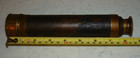 Antique 1800s 4-section 3-draw Maritime Brass   Leather Telescope Spyglass 24 In