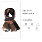 Warm Oversized Plaid Scarf - Cozy Large Shawl Wrap For Women  Perfect Gift