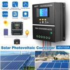 100a Mppt Solar Charge Controller Lcd Display Battery Intelligent Regulator Us