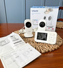 Vtech Vm3252-2  2 8in Digital Video Baby Monitor  With Two Cameras Night Vision