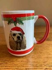 Cocker Spaniel Christmas Holiday Mug Coffee Cup  Spoiled Rotten Dog  New In Box