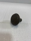 Antique Brass Round Ornate Door Knob  Salvage