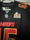 Patrick Mahomes  15 Super Bowl Lix Men s Latge Black Nike Jersey Kc Chiefs