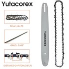 16inch Chainsaw Guide Bar And Chain Combo  Accessories Fits Milwaukee 48-09-3   