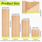 Masking Paper Automotive Paint Paper Roll With Tape Assorted Sizes 4 Rolls