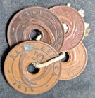 East Africa Coin Lot 4 Coins 1939  52  63   61 Nice Coins Bin
