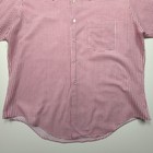 Vtg Kmart Men Dress Shirt 16 5 Large Red Gingham Thin 70s Permanent Press Casual