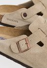 Birkenstock Boston Taupe Suede Clogs Soft Footbed Unisex Comfort Shoes Eu 37-45