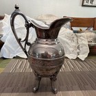 Simpson Hall Miller Victorian Silverplate Pitcher Ornate Design 1850-1899