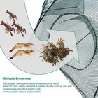 Fishing Bait Trap Crab Net Crawdad Shrimp Cast Dip Cage Fish Minnow Foldable Lot