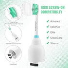 6 Pack Electric Toothbrush Heads Replacement For Sonicare Xtreme E-series Hx7001