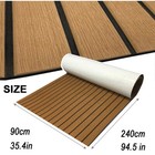 Eva Foam Boat Flooring Marine Sea Decking Carpet For Pontoon     Faux Teak Brown