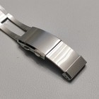 316l Adjustable Ratchet Buckle Stainless Steel Watch Strap Clasp 18mm 20mm 22mm