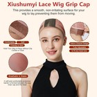 Lace Wig Cap Adjustable Non Slip Wig Grip Band Light Brown Secure Fit